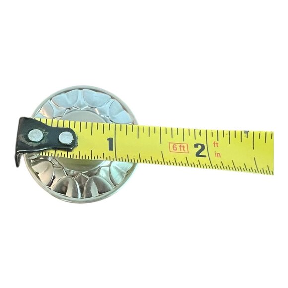 19 GlideRite 1.25 in Satin Nickel Crystal Acrylic Melon Knob with Backplate NEW - Picture 6 of 9